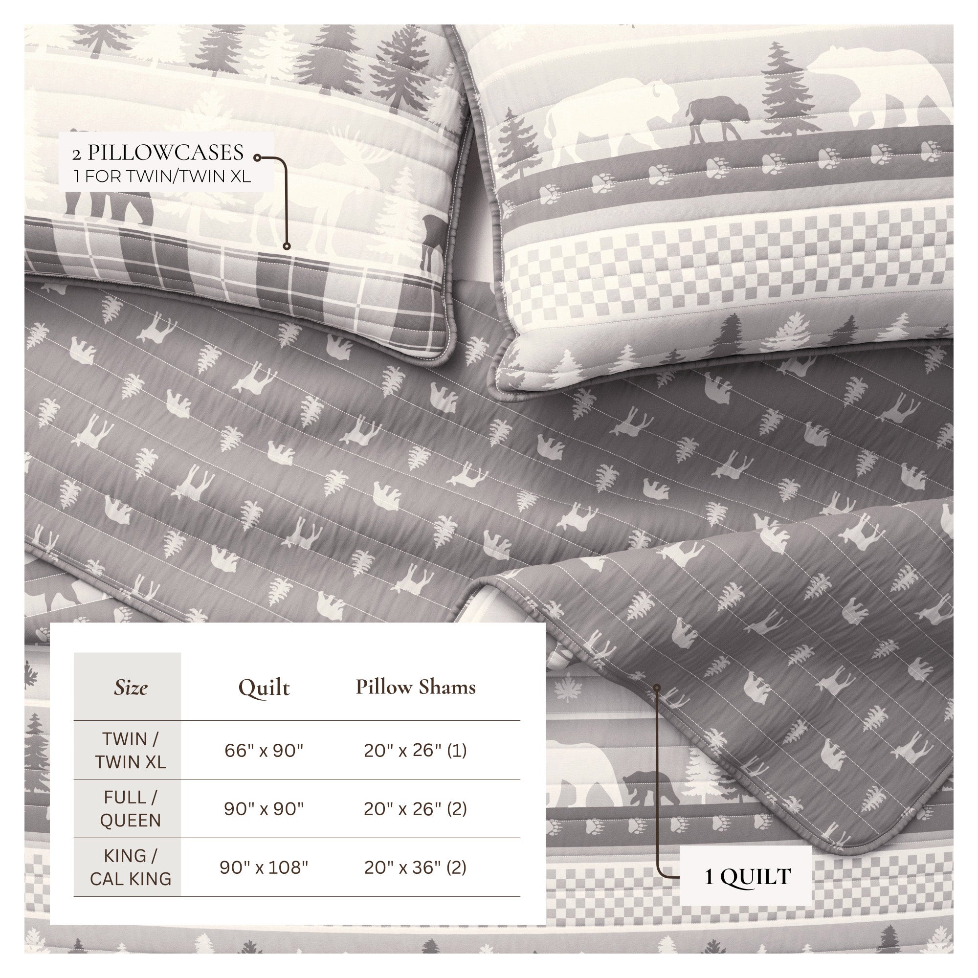 Rustic Landscape Quilt Set - Matthew Collection