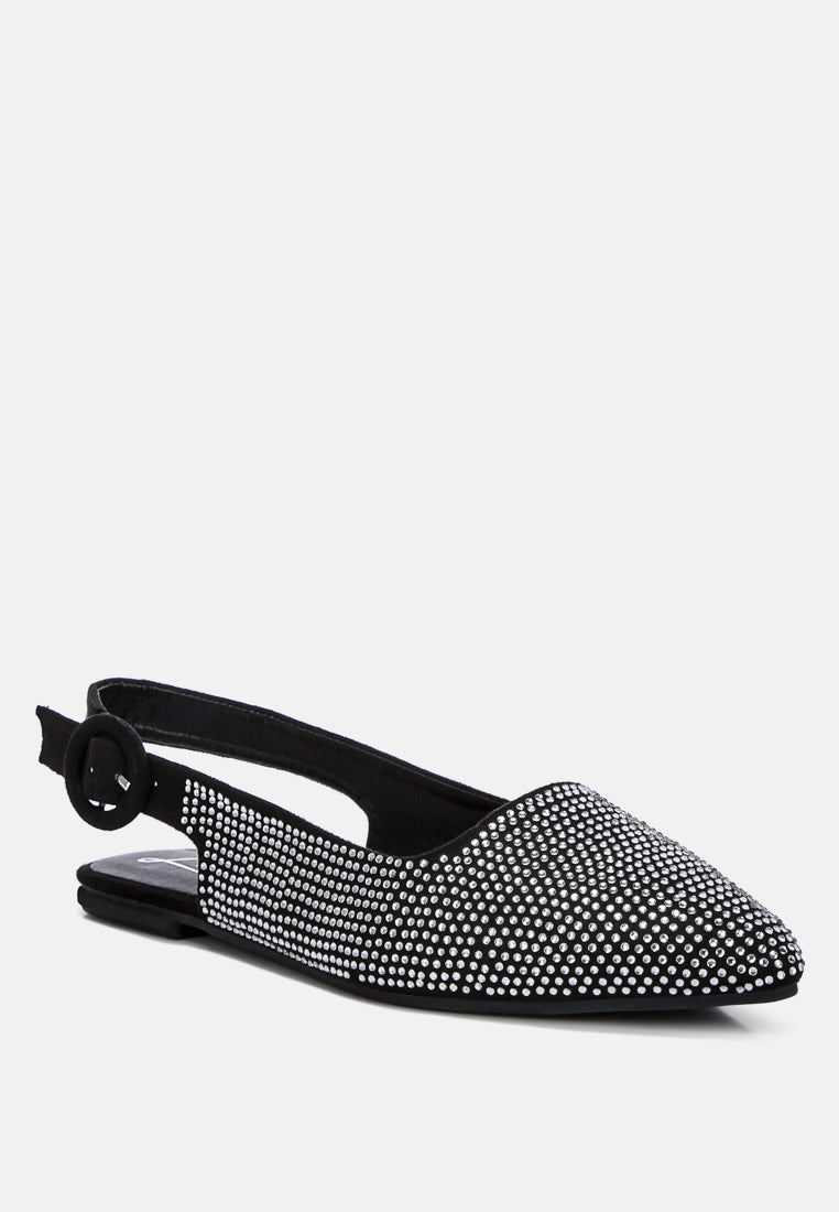 Jarisa Rhinestones Embellished Slingback
