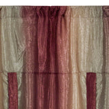 JC Penny Ombre Tie-Up Shade - Burgundy