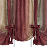 JC Penny Ombre Tie-Up Shade - Burgundy