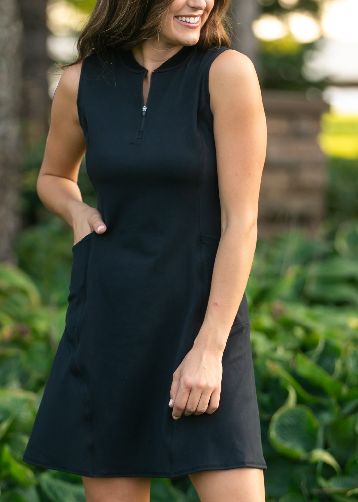 Joss Sleeveless Athletic Midi Dress