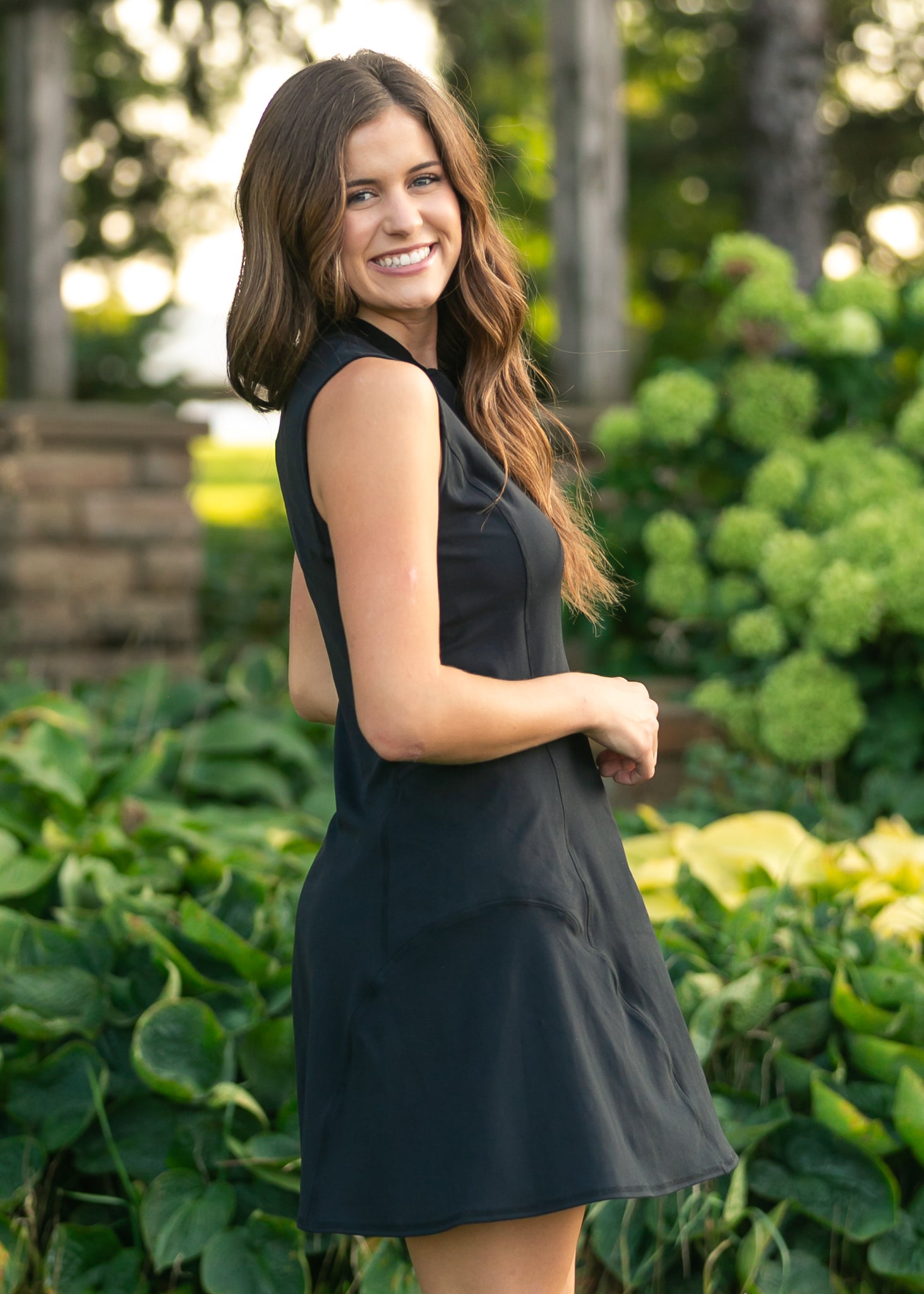 Joss Sleeveless Athletic Midi Dress