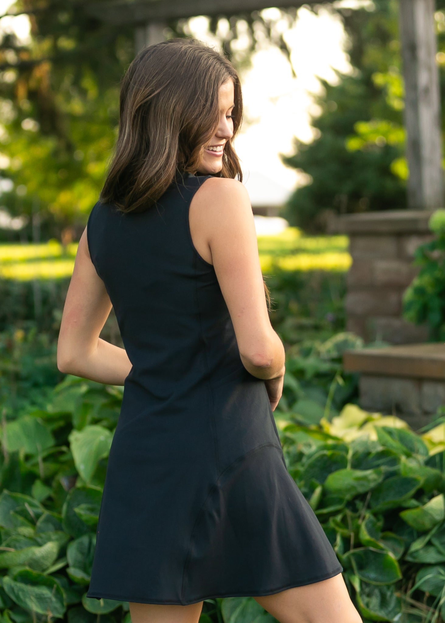 Joss Sleeveless Athletic Midi Dress