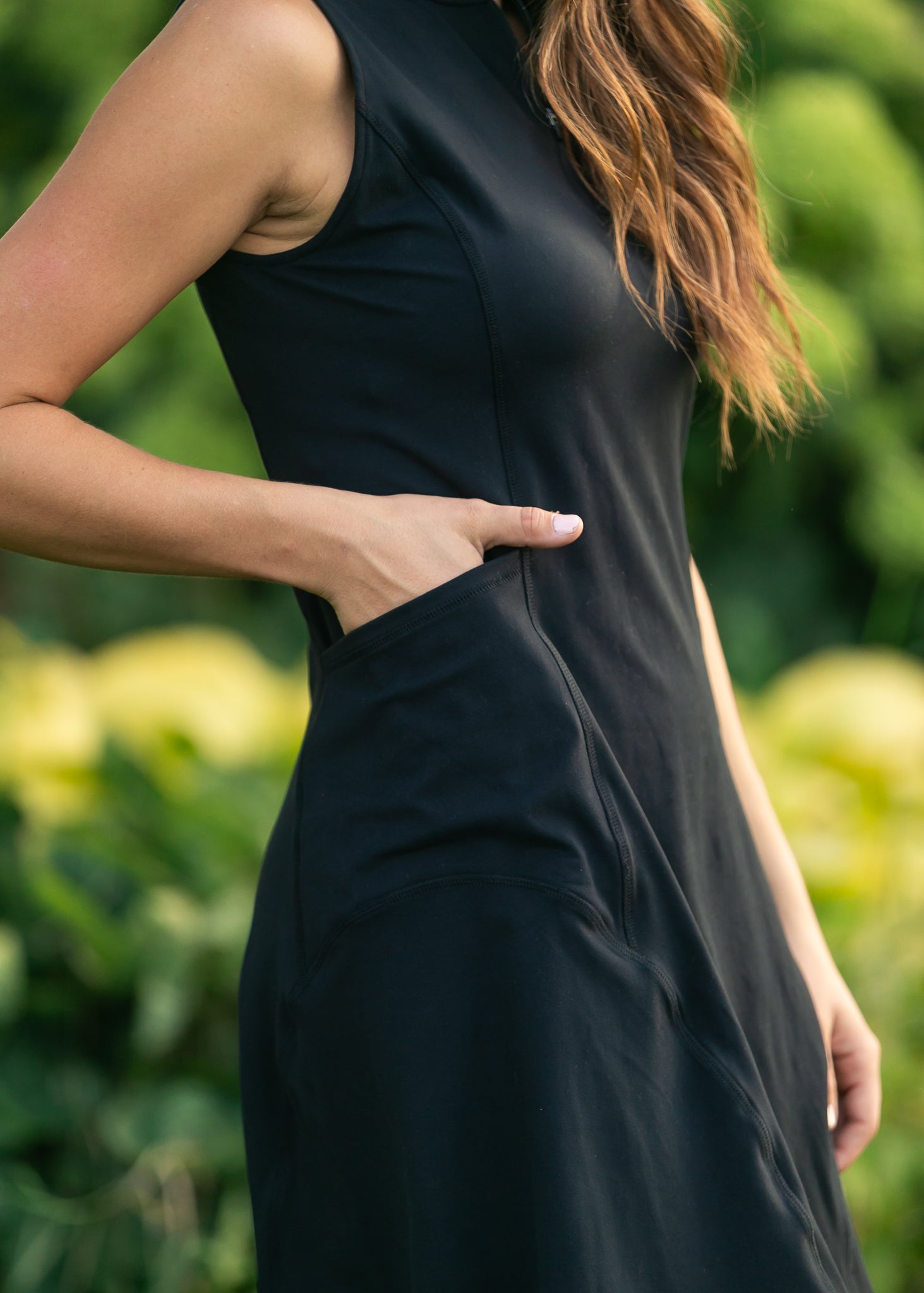 Joss Sleeveless Athletic Midi Dress