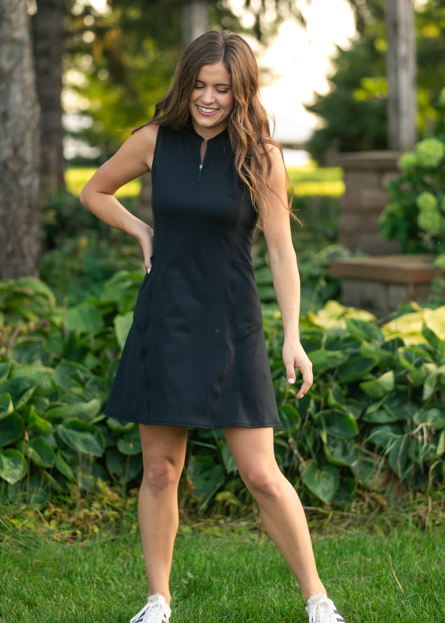 Joss Sleeveless Athletic Midi Dress