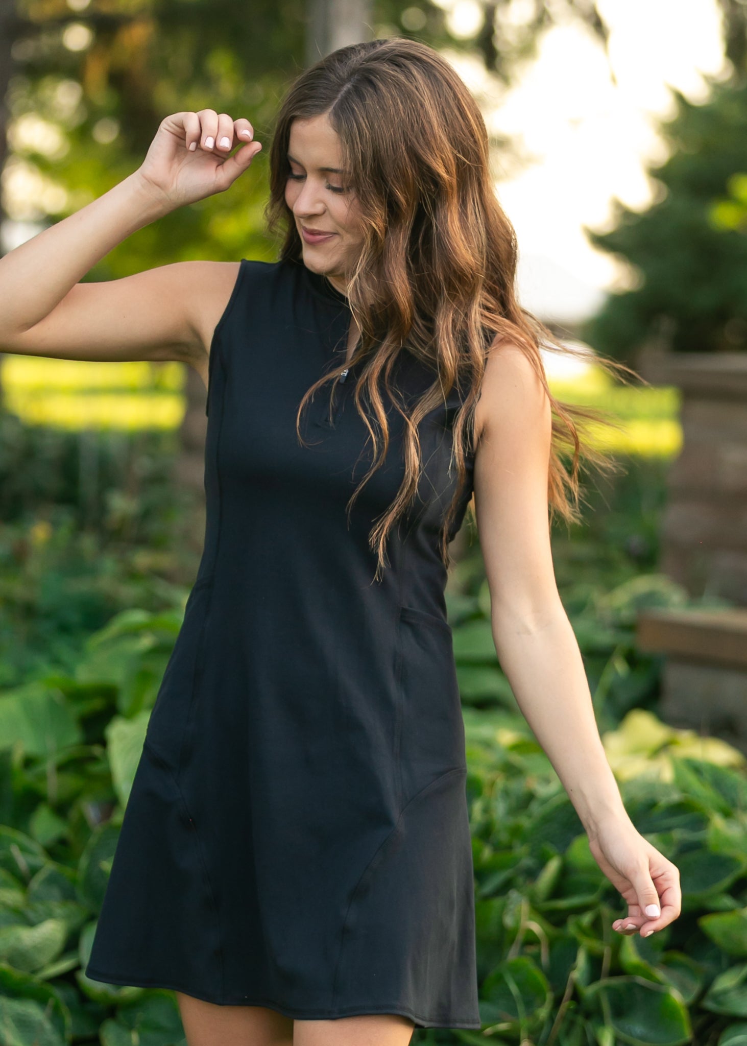 Joss Sleeveless Athletic Midi Dress