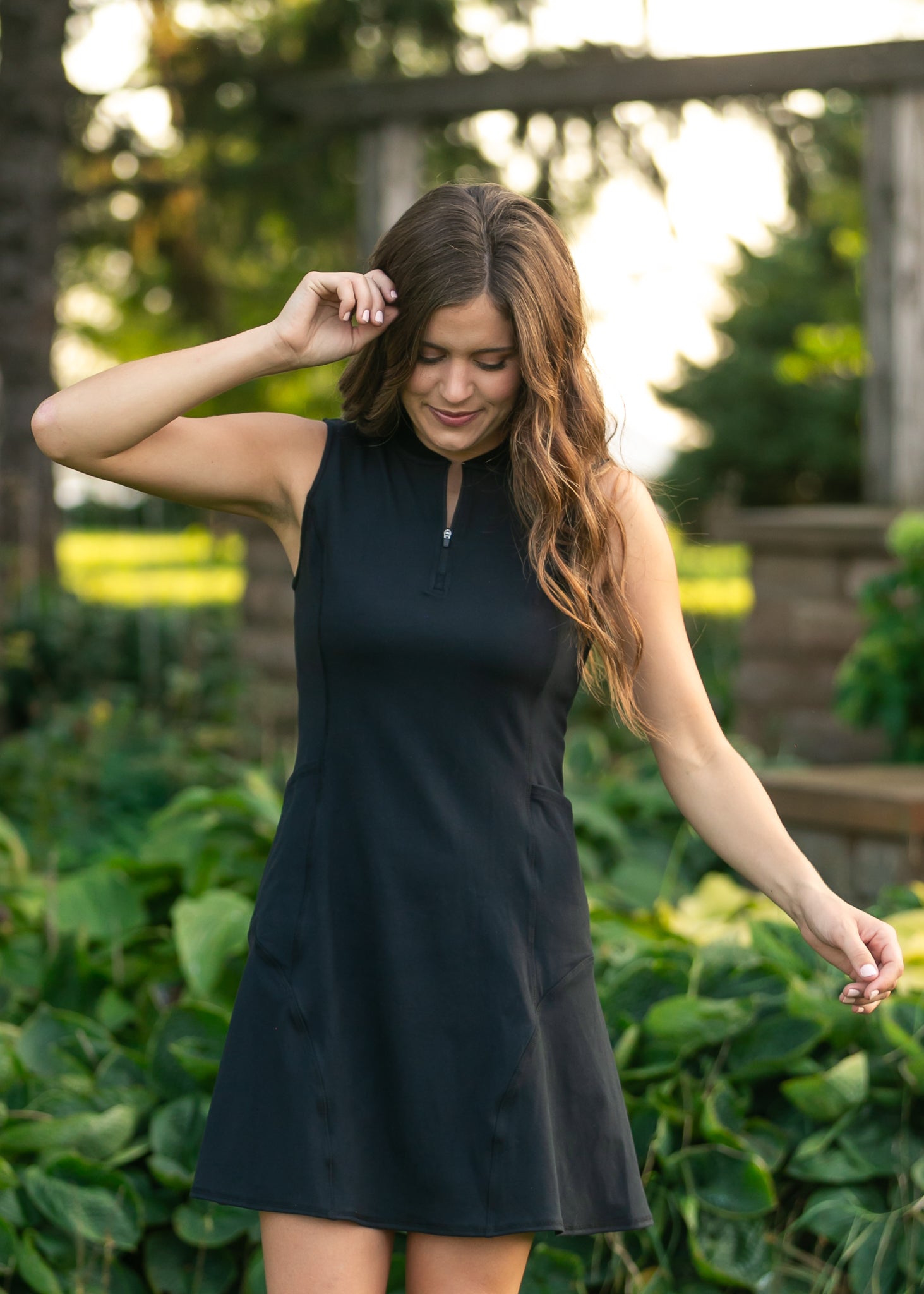 Joss Sleeveless Athletic Midi Dress
