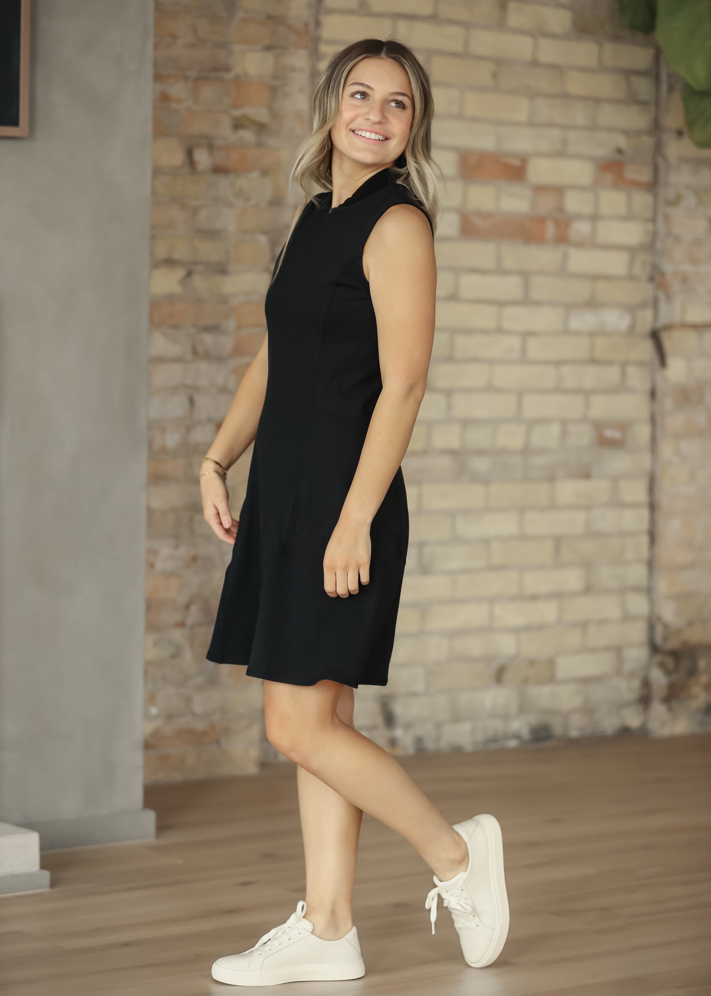 Joss Sleeveless Athletic Midi Dress