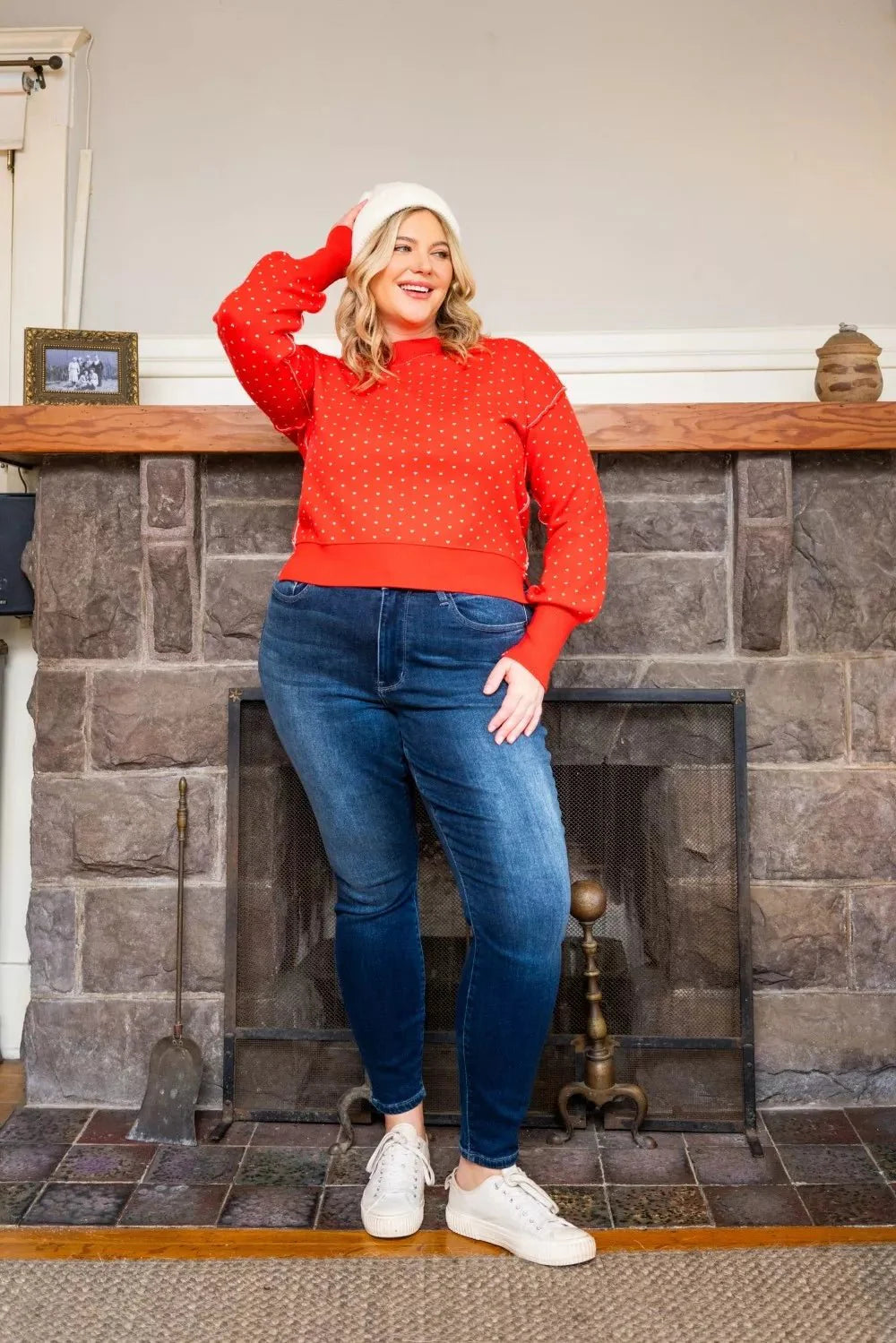 Judy Blue Full Size Washed Thermal Skinny Jeans | Includes Plus Size