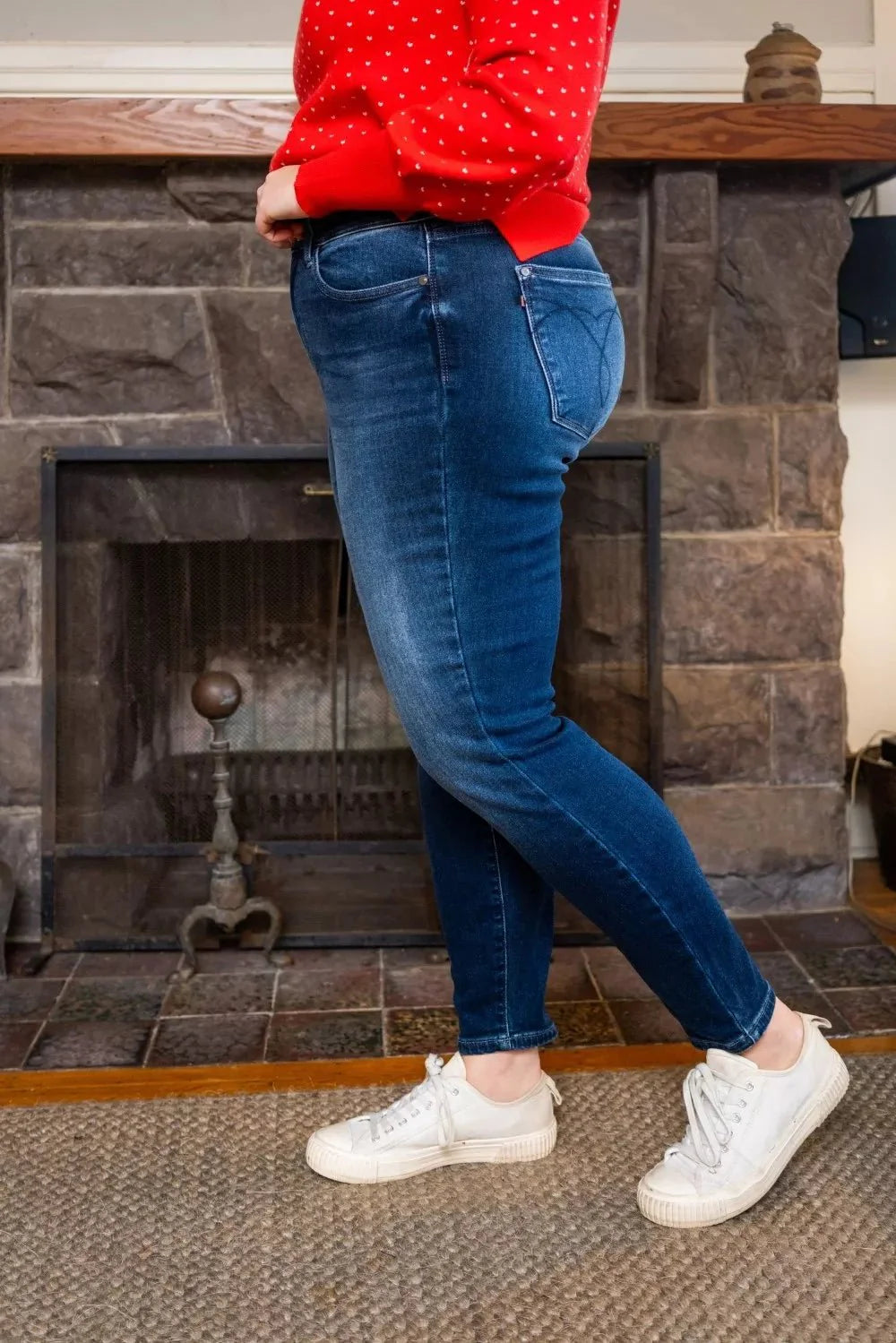 Judy Blue Full Size Washed Thermal Skinny Jeans | Includes Plus Size