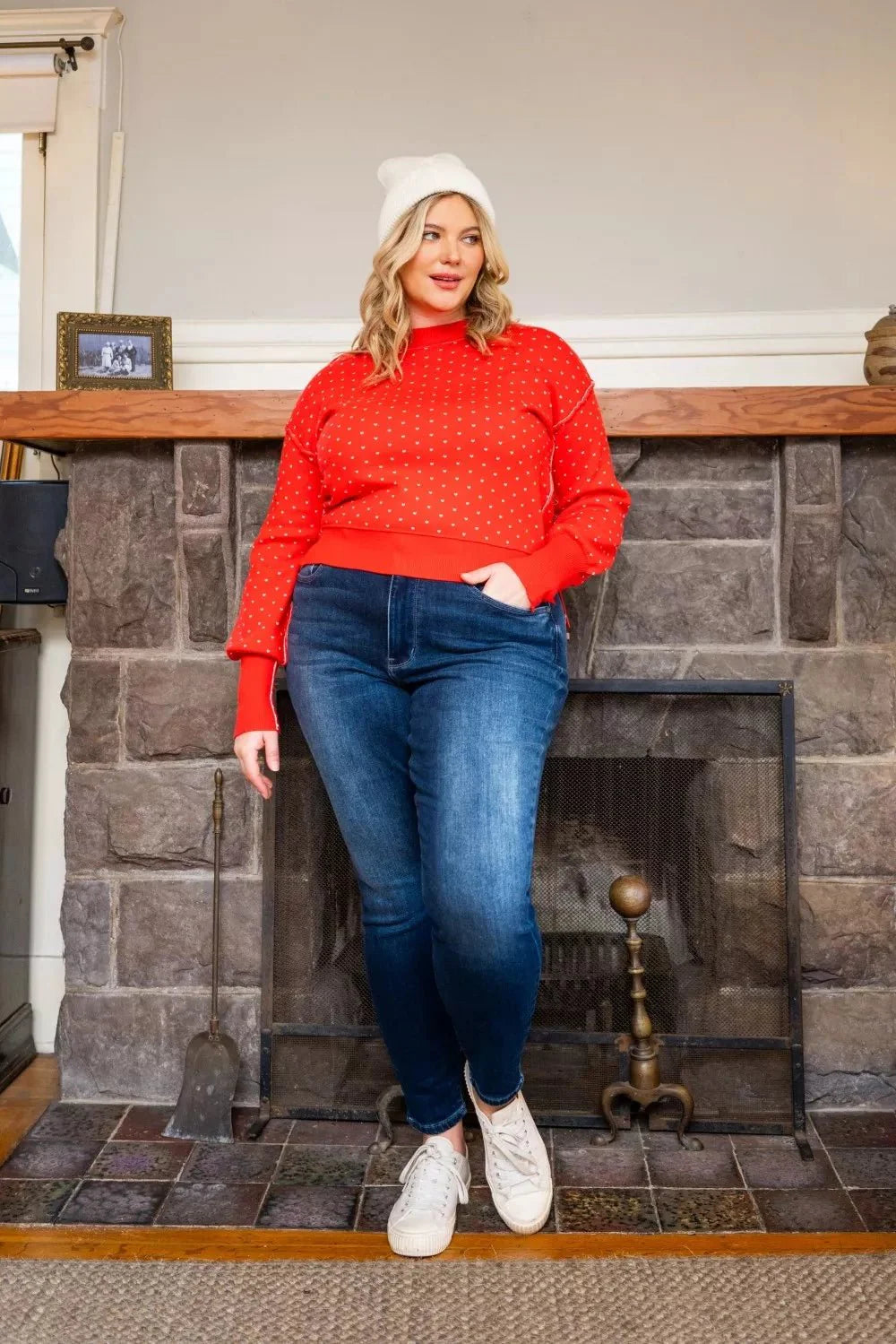 Judy Blue Full Size Washed Thermal Skinny Jeans | Includes Plus Size