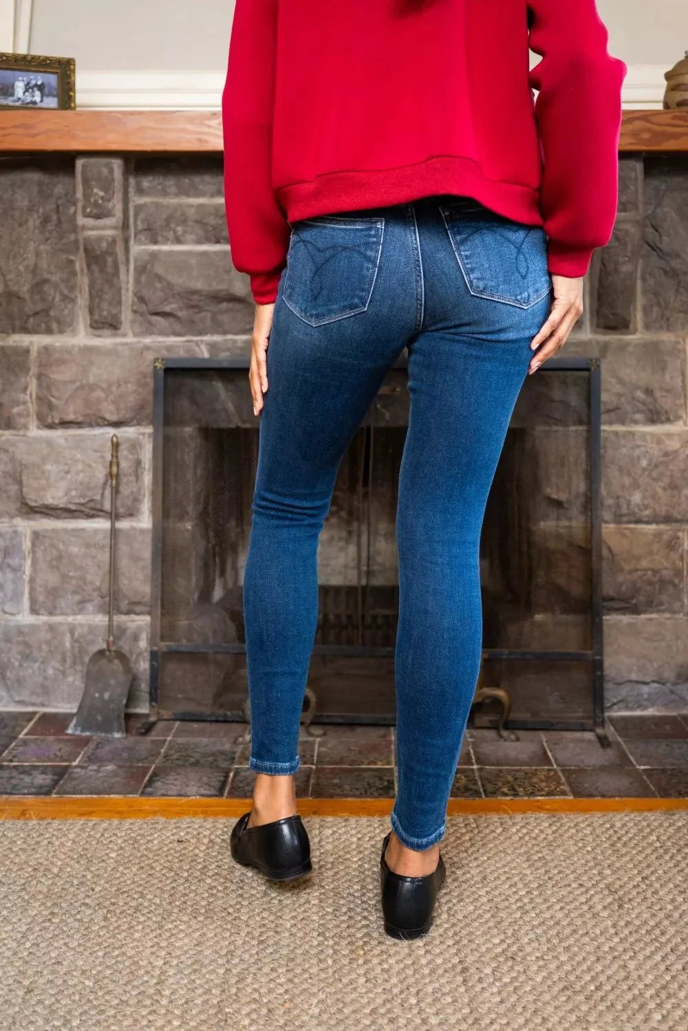 Judy Blue Full Size Washed Thermal Skinny Jeans | Includes Plus Size