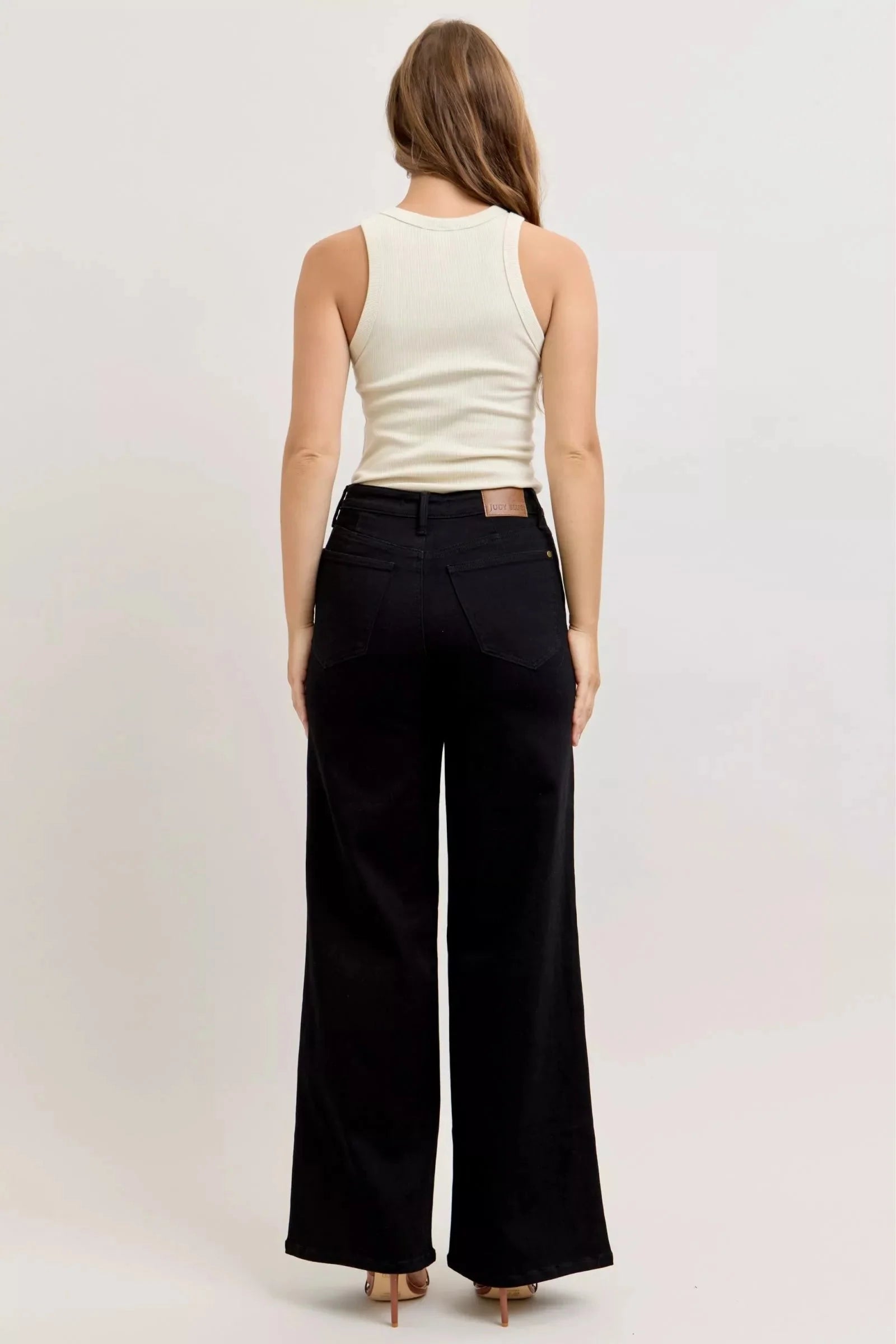 Judy Blue High-waisted Wide Leg Jeans