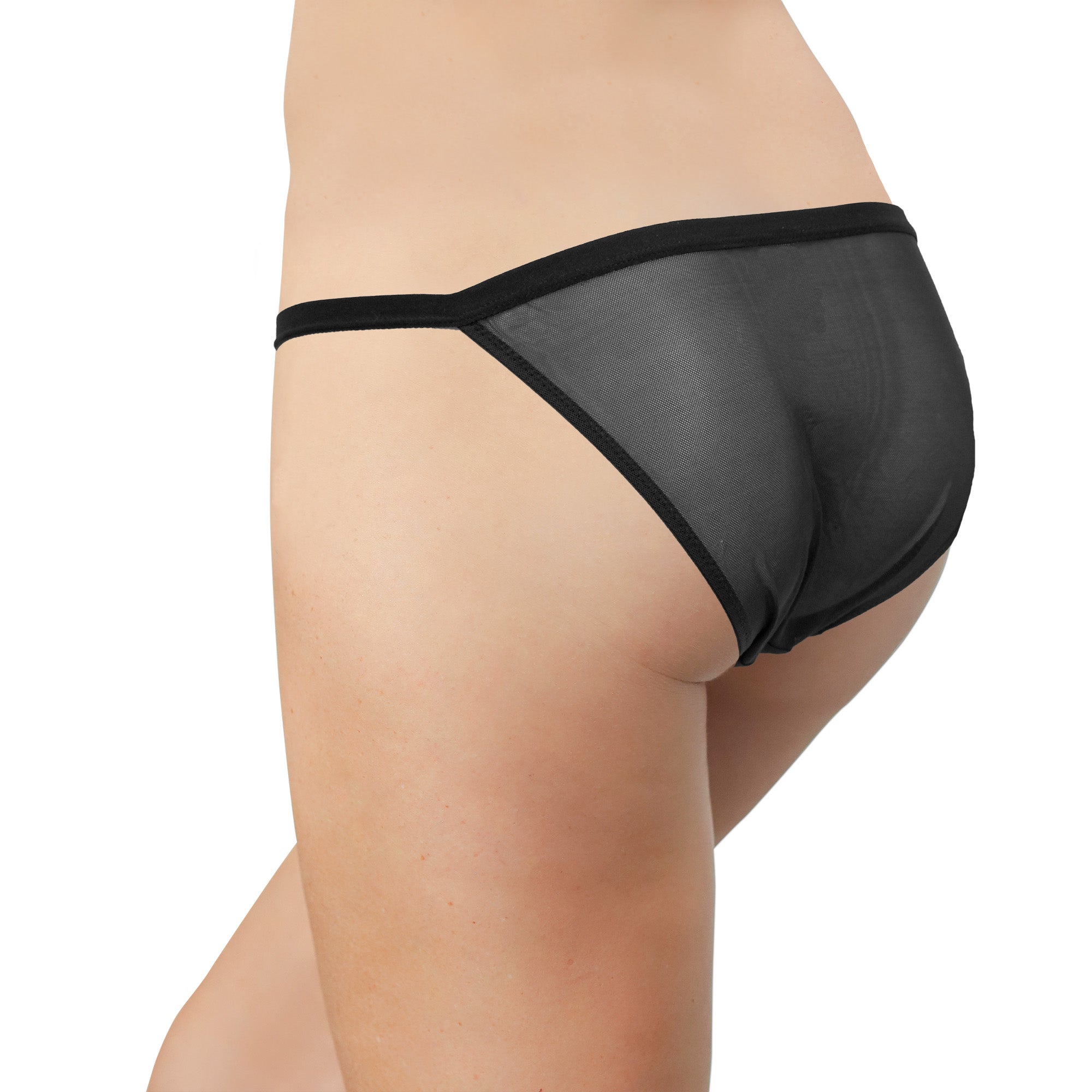 Mesh Bikini With Elastic Waist, Xs-2x