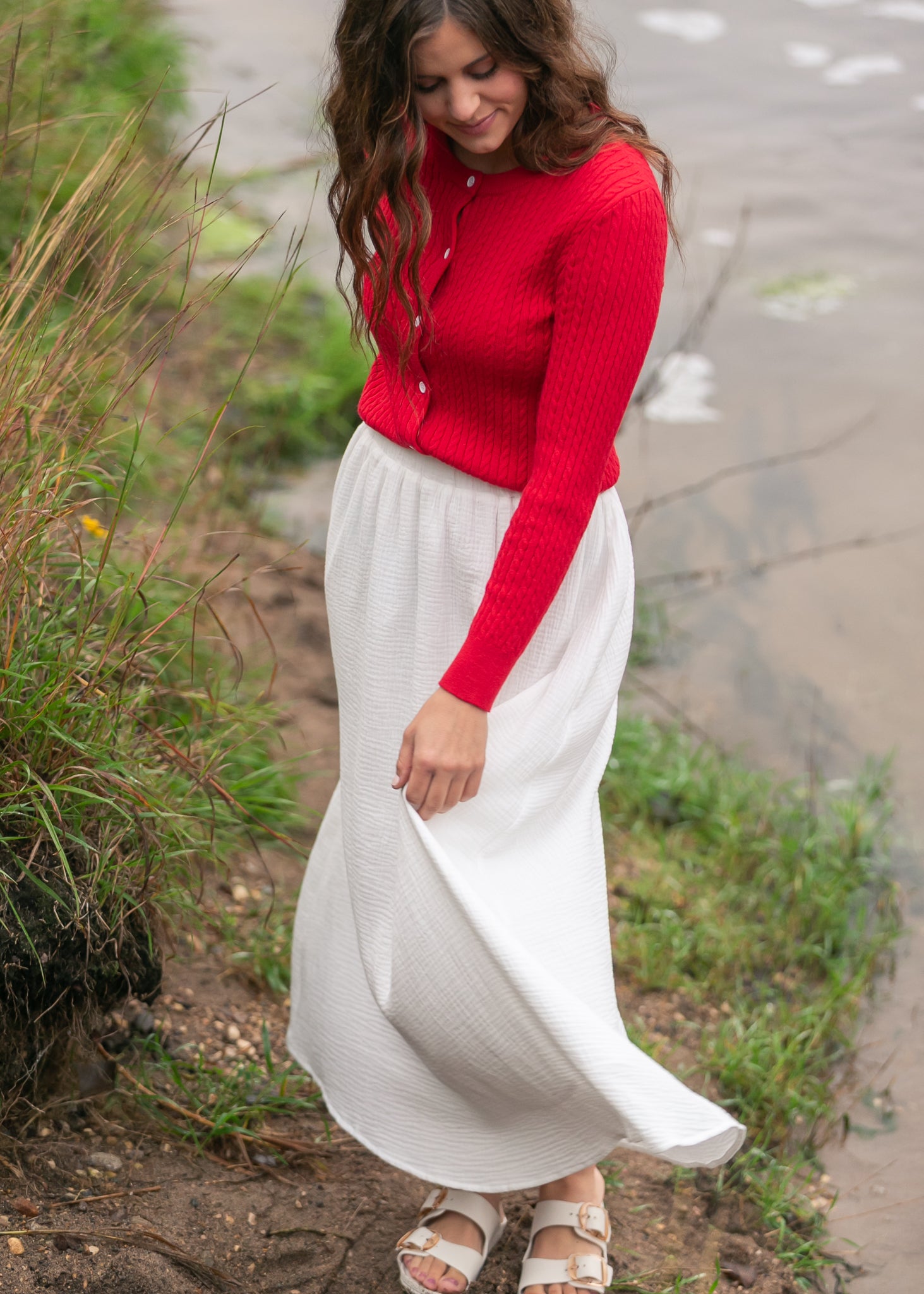 Kalani Cotton Gauze Maxi Skirt