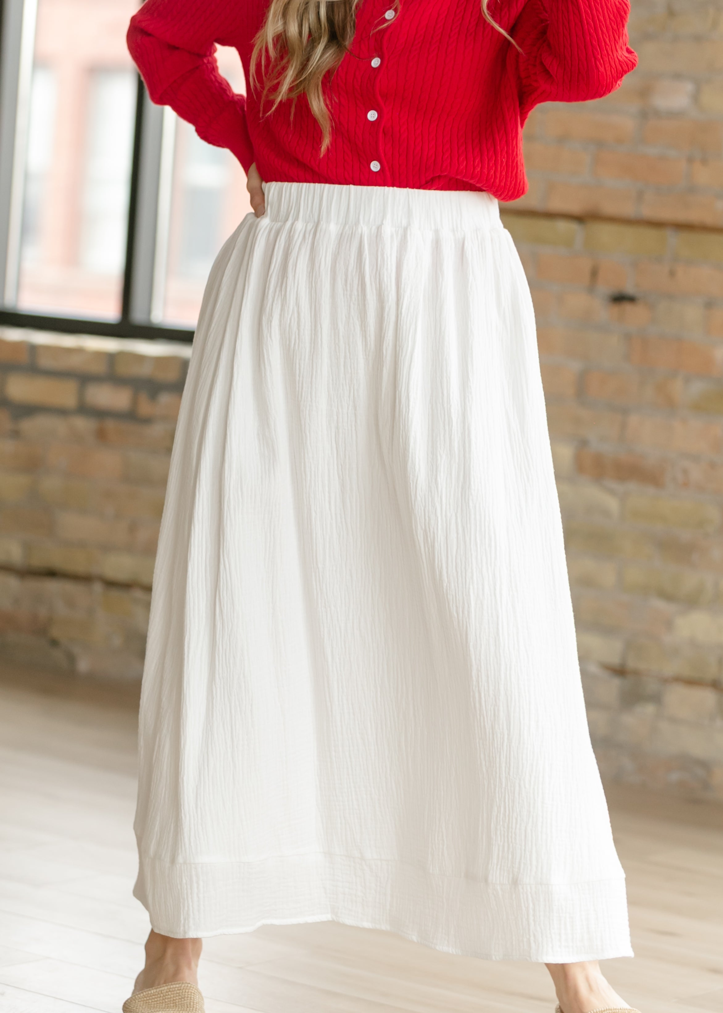 Kalani Cotton Gauze Maxi Skirt