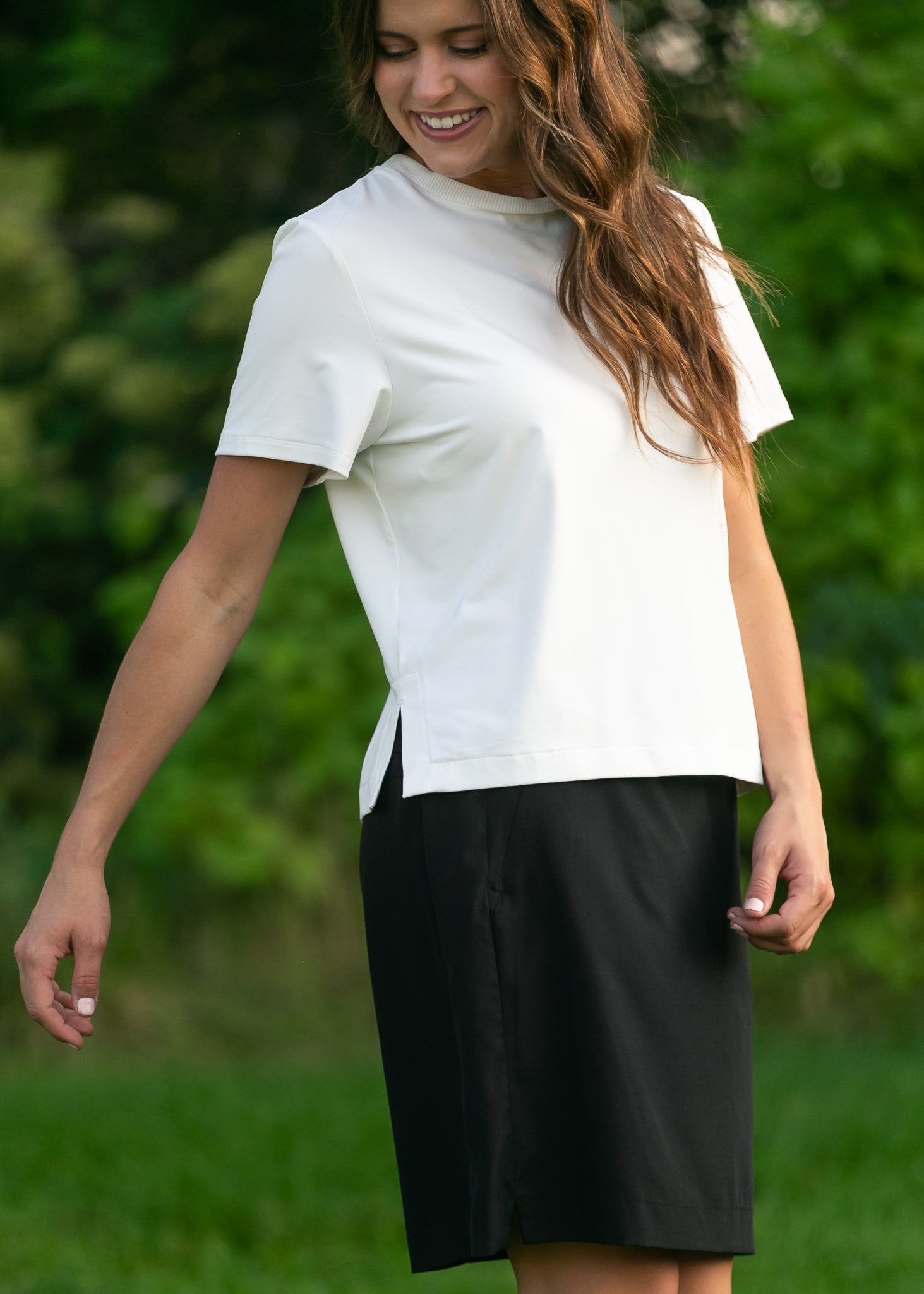Kia White Athletic Short Sleeve T-shirt