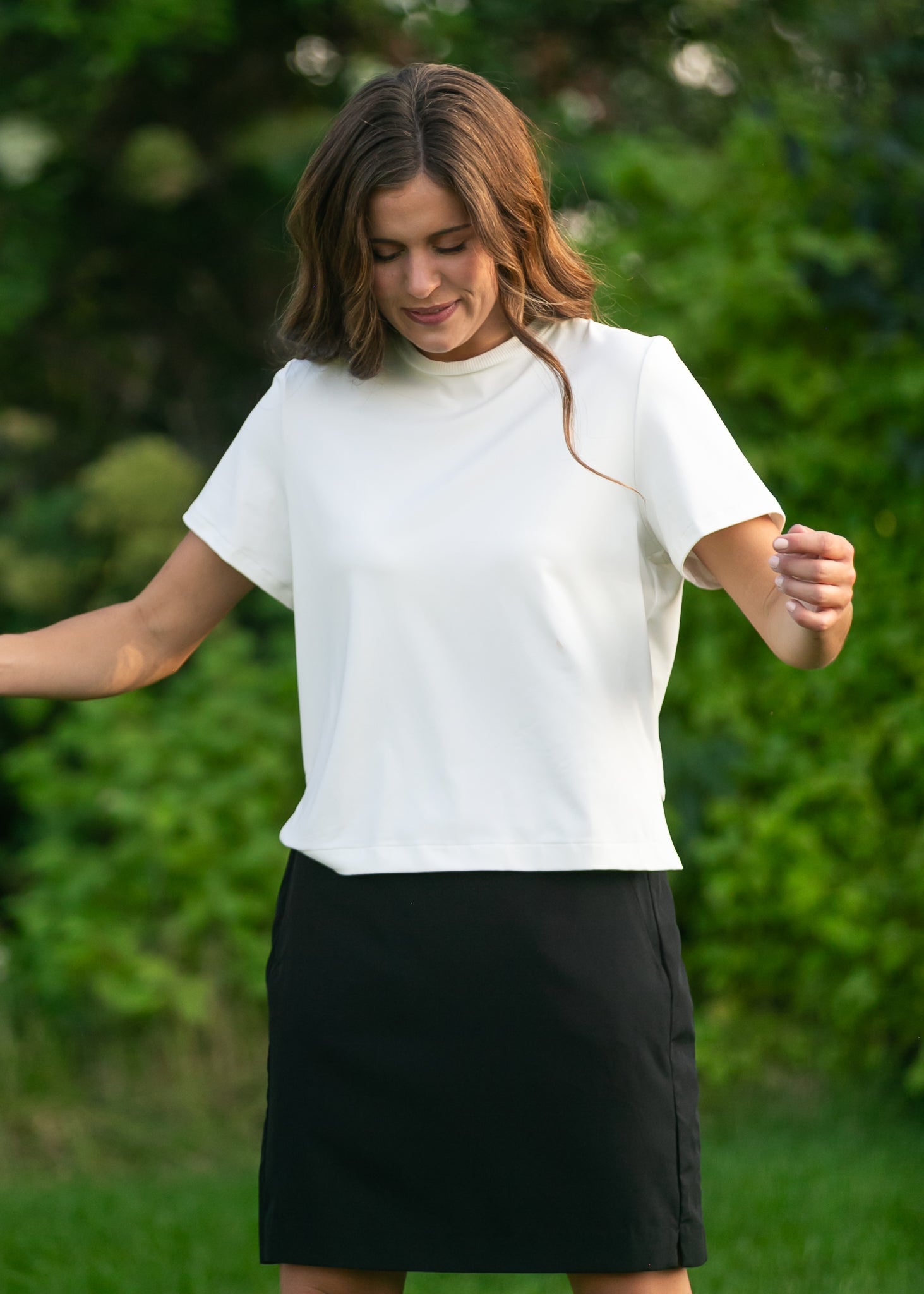 Kia White Athletic Short Sleeve T-shirt