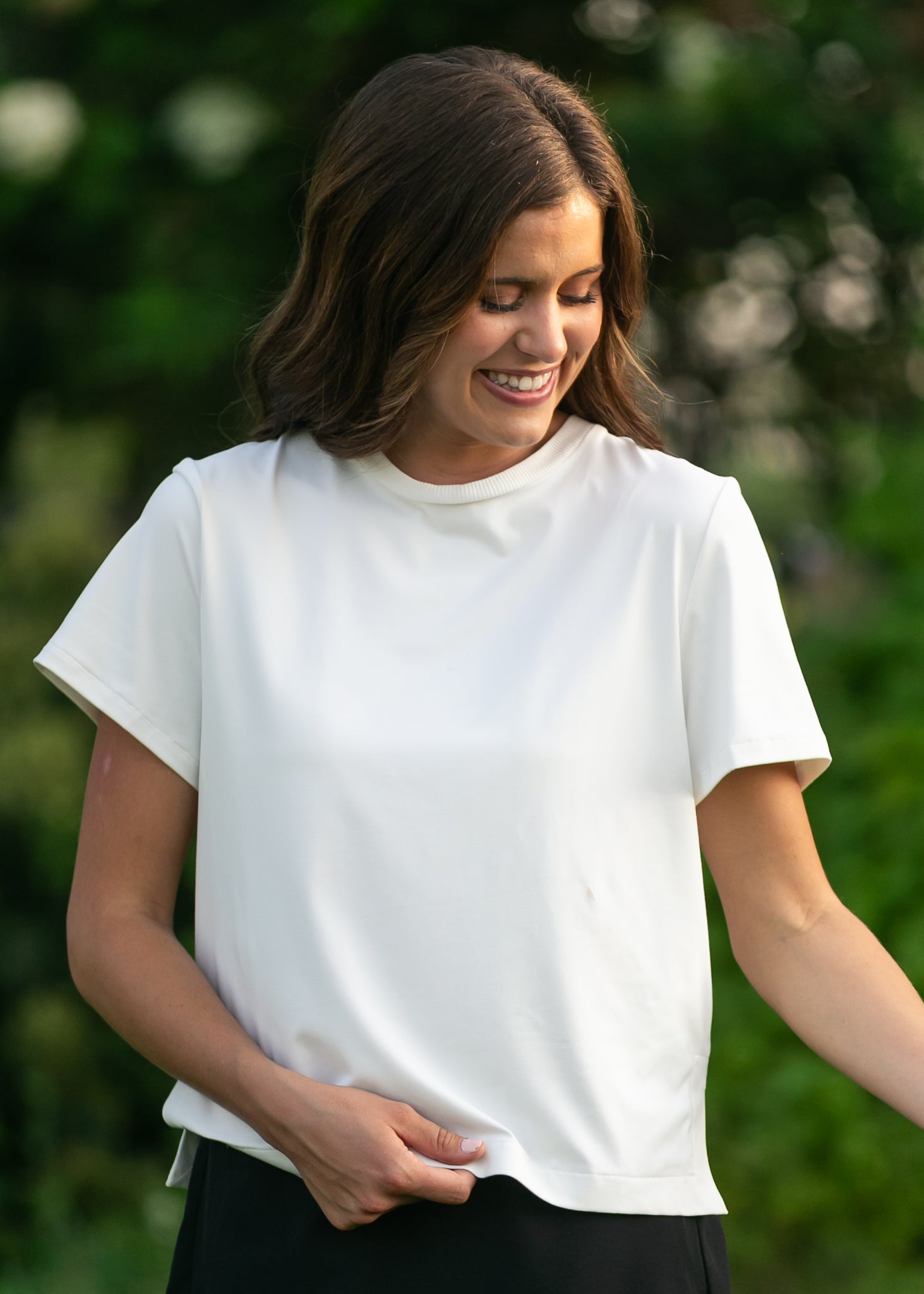 Kia White Athletic Short Sleeve T-shirt