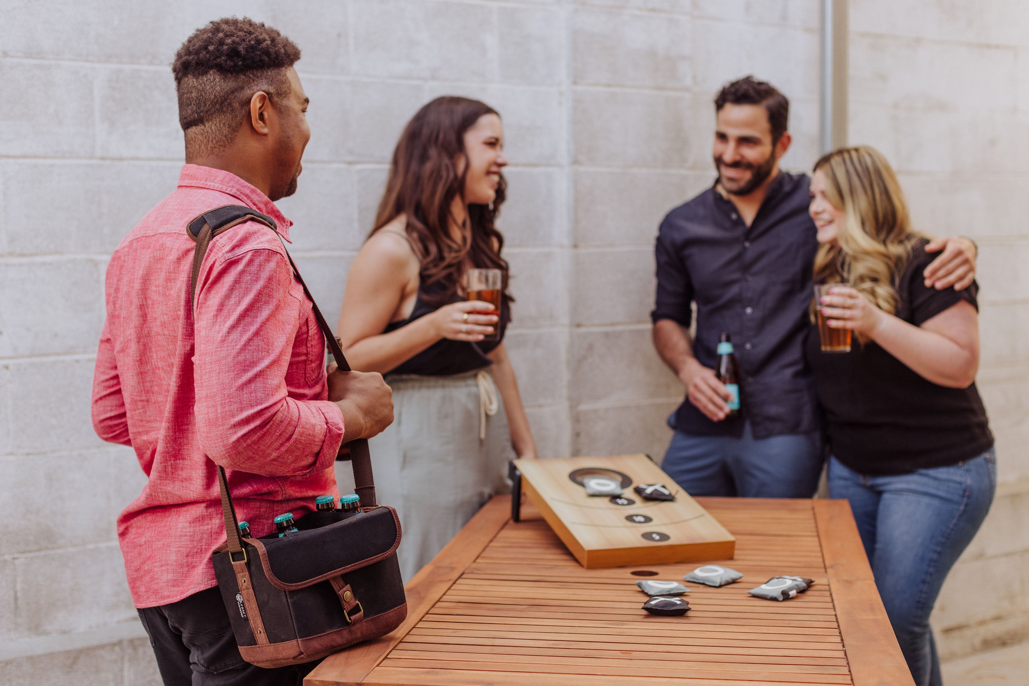 Beer Caddy Cooler Tote With Opener