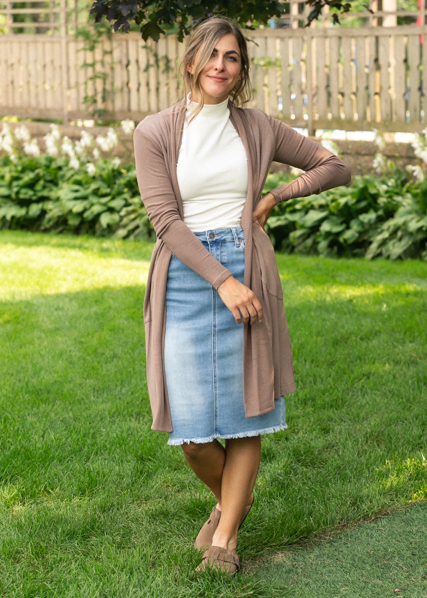 Kylin Open Front Cardigan | Includes Plus Size