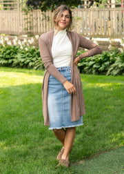 Kylin Open Front Cardigan | Includes Plus Size
