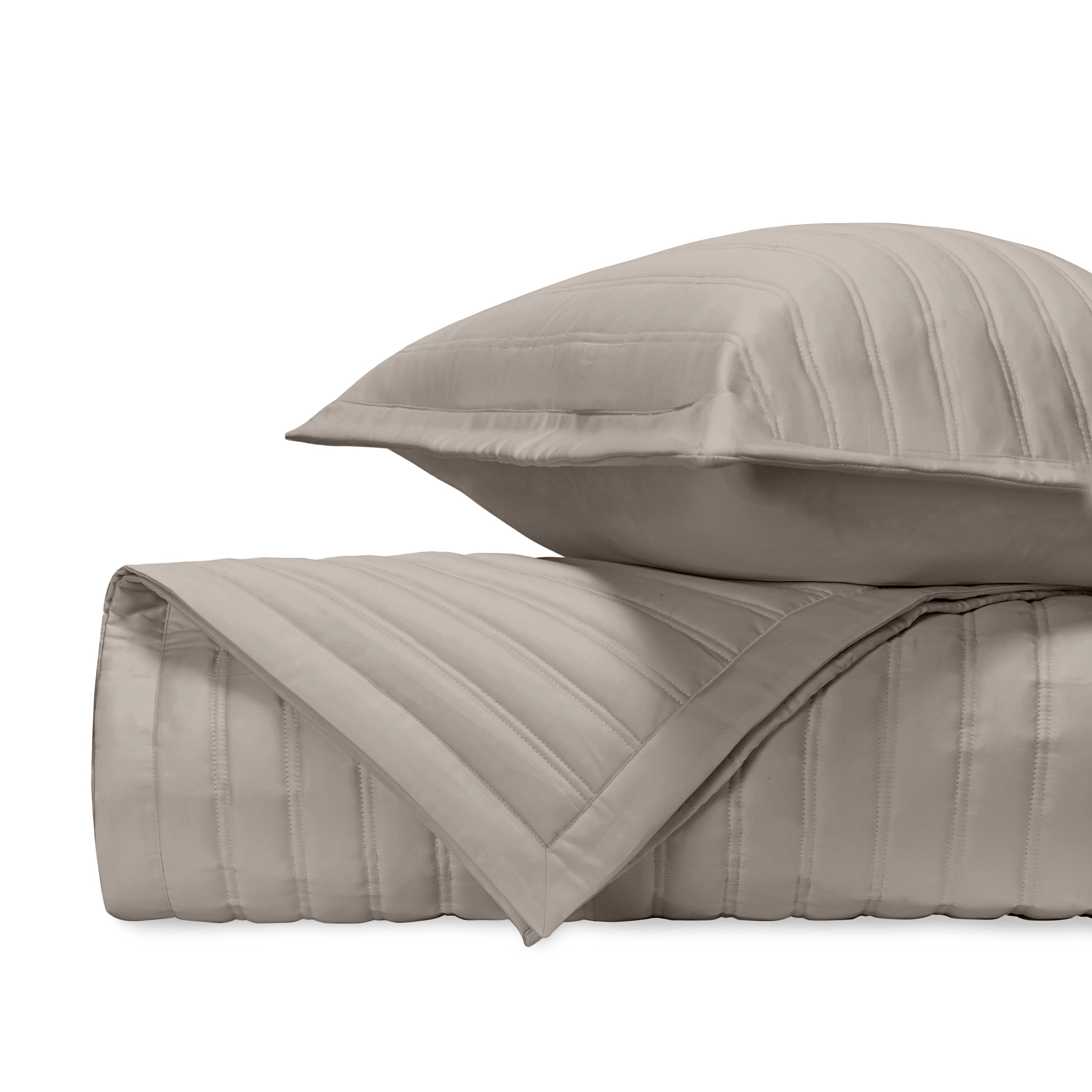 Mulberry (silk) Quilted Coverlet Set