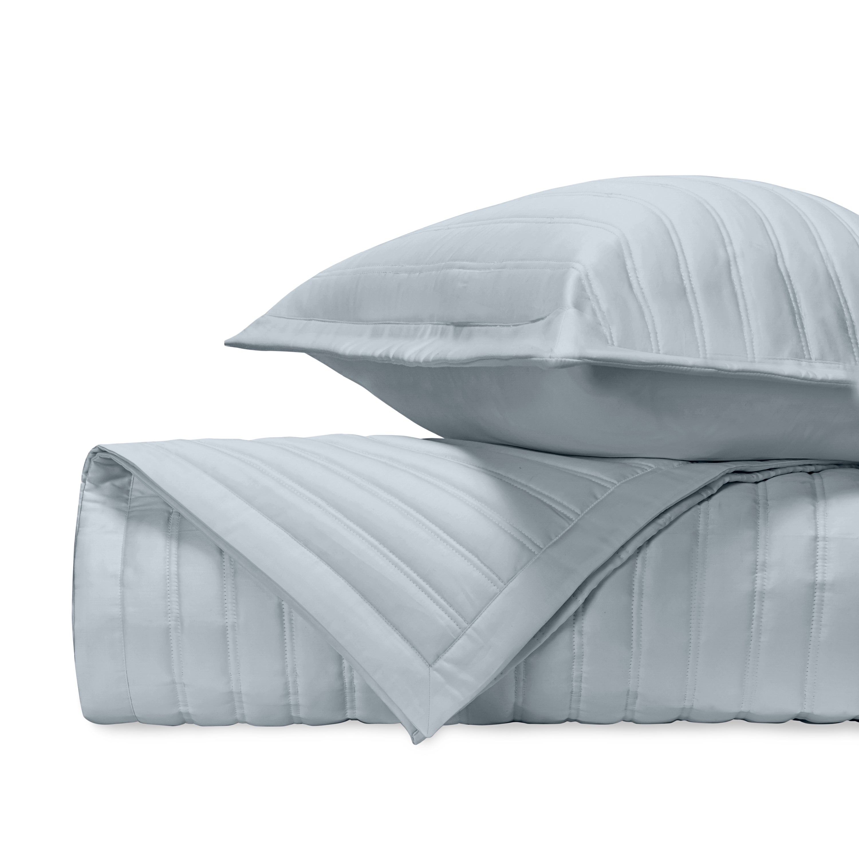 Mulberry (silk) Quilted Coverlet (euro) Set