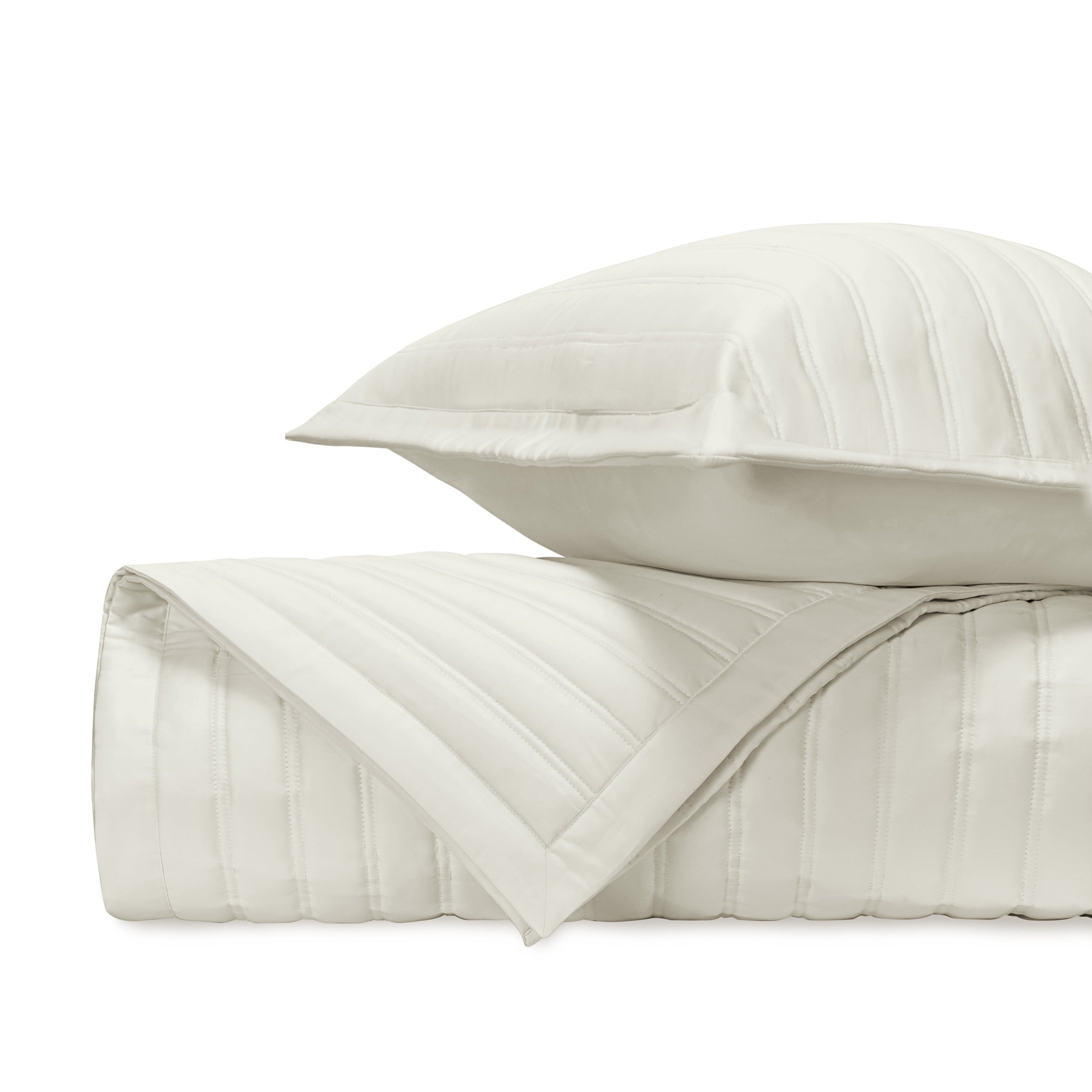 Mulberry (silk) Quilted Coverlet (euro) Set