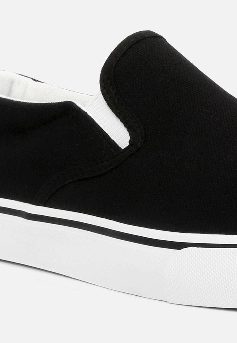 Laszlo Canvas Slip On Sneakers