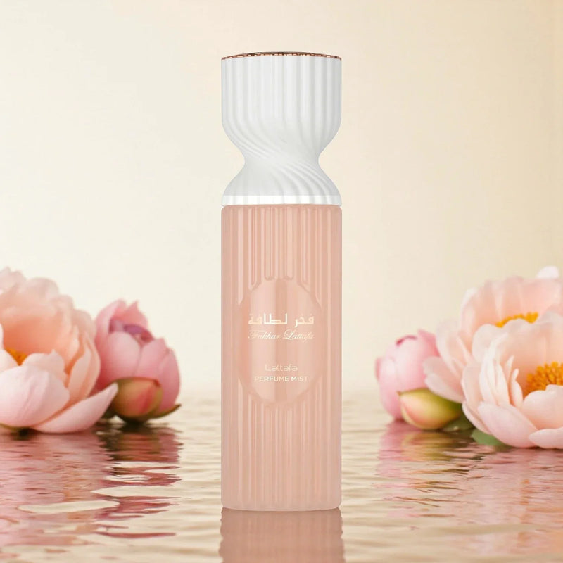 Lattafa Fakhar Women Body Mist, 8.4 Oz (250 Ml), Floral Fragrance Mist For Daily Use