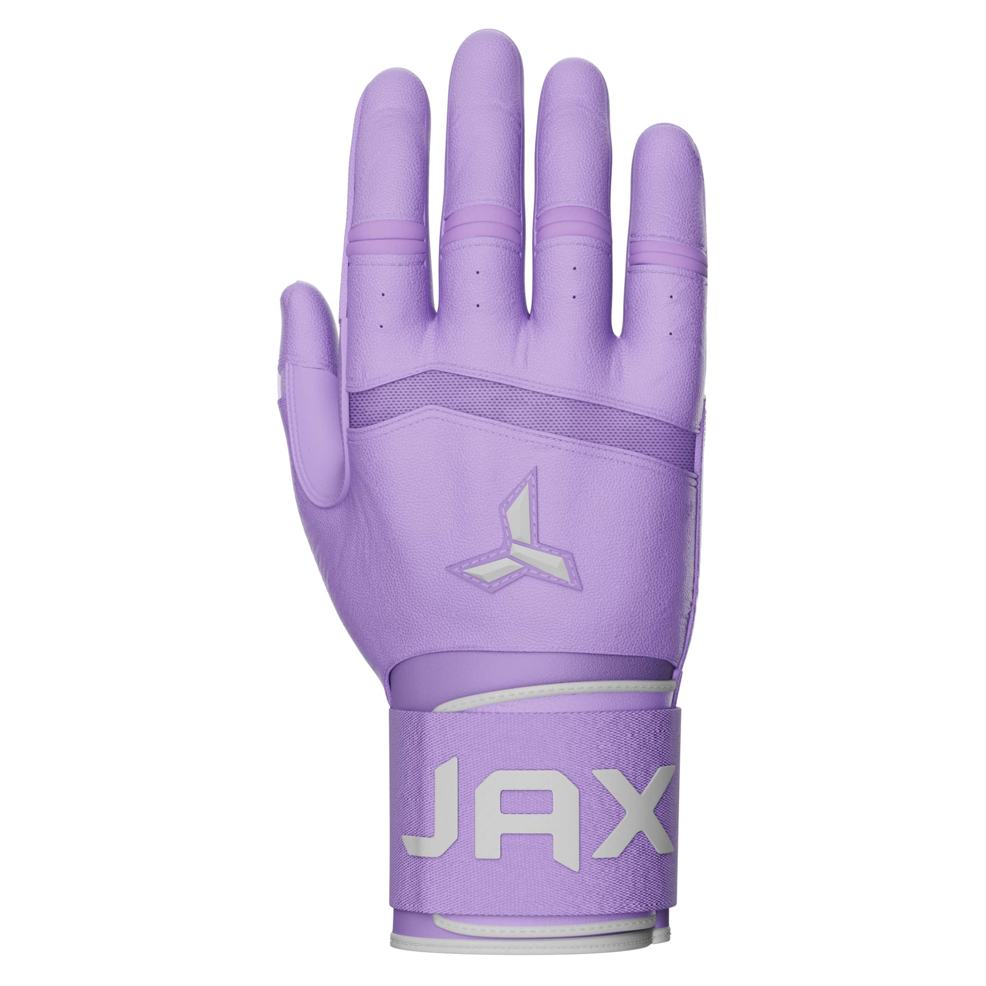 Lavender Purple Strap Cuff Batting Gloves