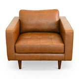 Leather Medium-Firm Lounge Chair