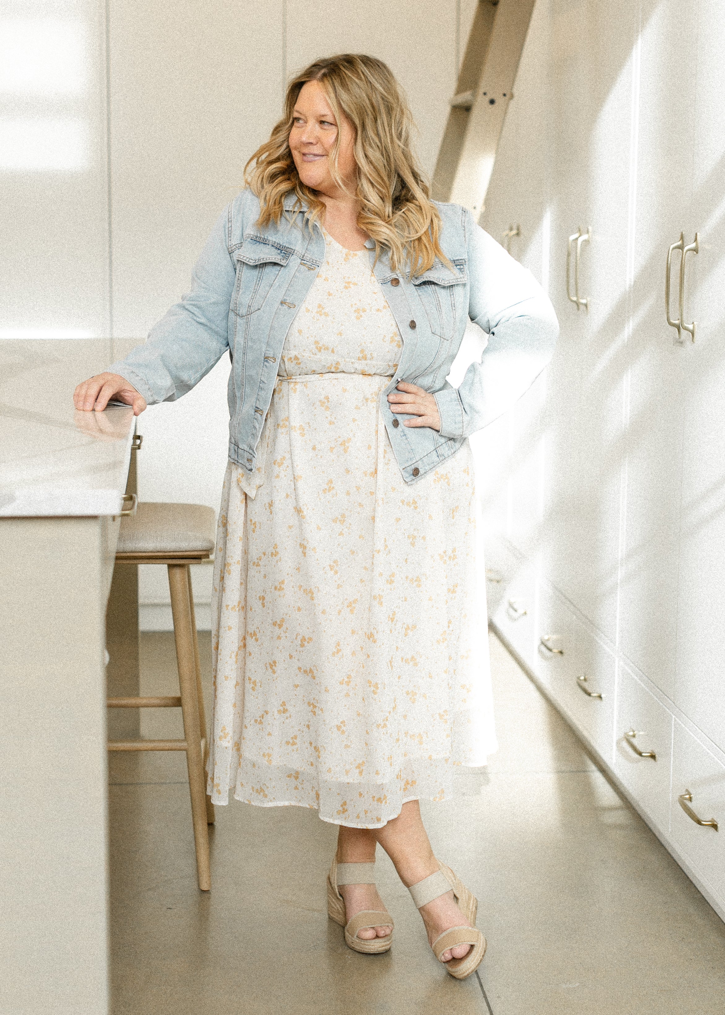 Lilia Flutter Sleeve Maxi Dress