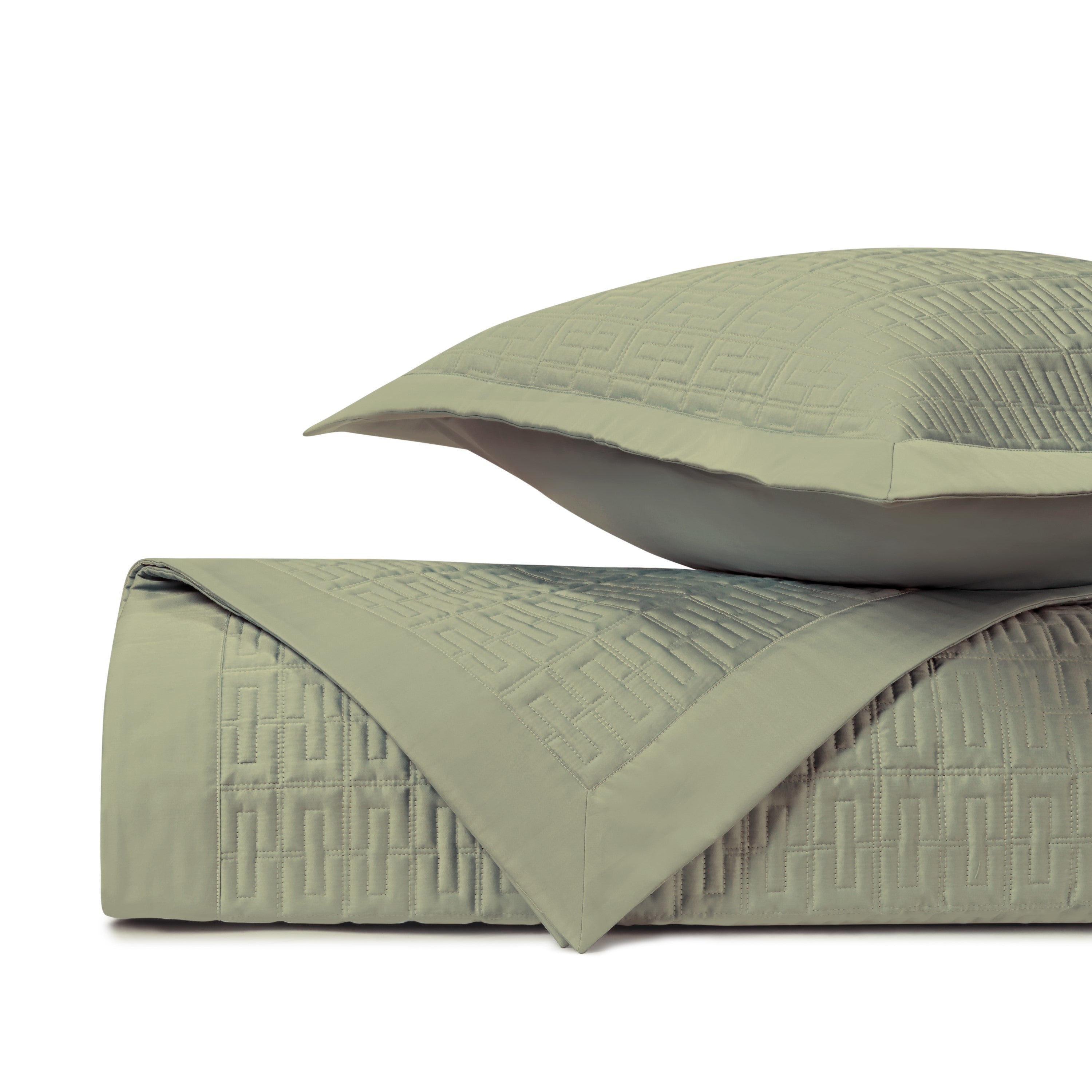 Londres Quilted Coverlet (euro) Set