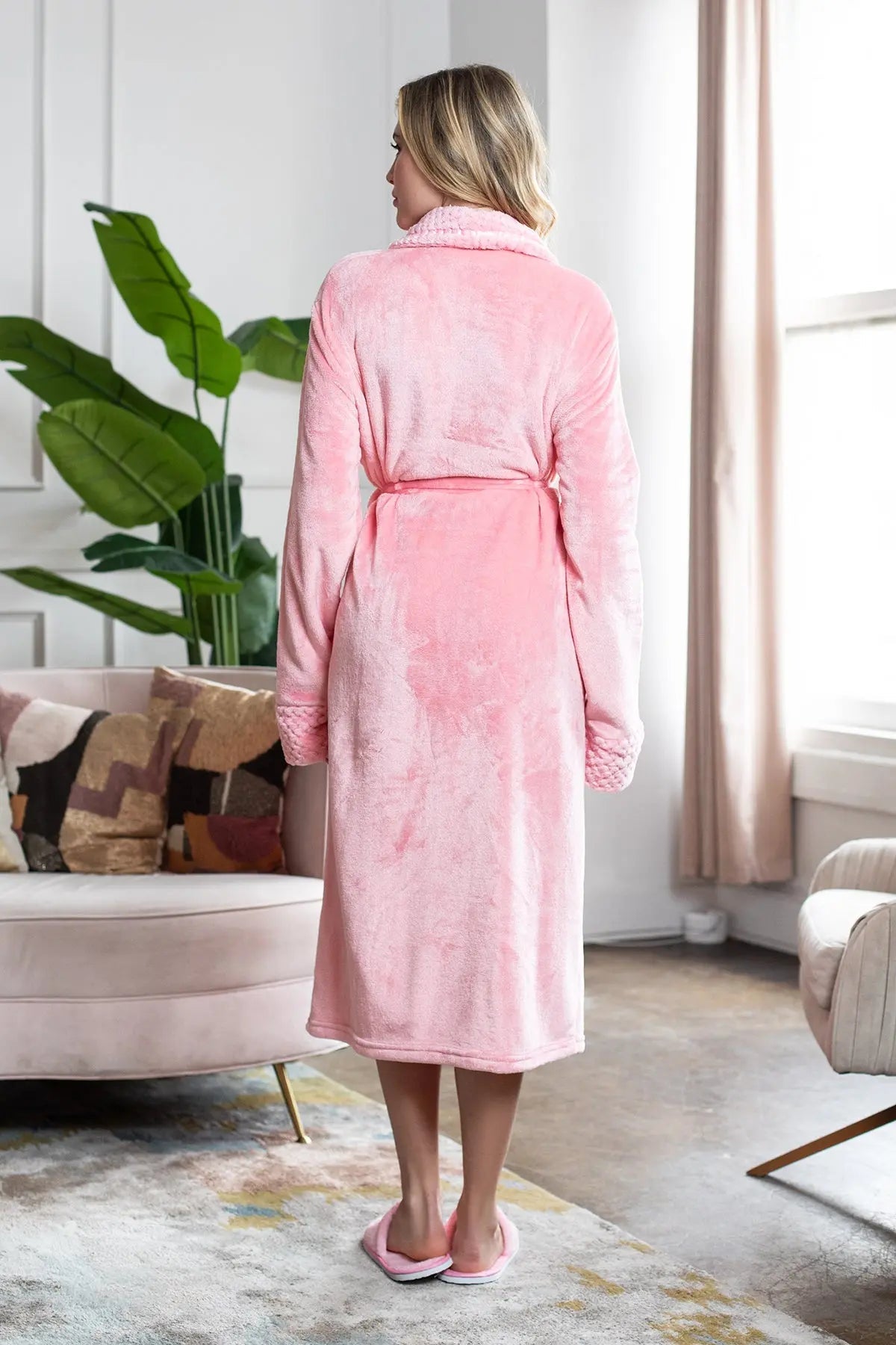 Women's Ultra Soft Plush Bathrobe | Includes Plus Size