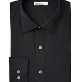 Bar III Men's Slim-Fit Stretch Dress Shirt Black Size 32-33