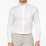 Club Room Men's Performance Wrinkle-Resistant Pinpoint Solid Dress Shirt white Size 18X34-35