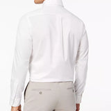 Club Room Men's Performance Wrinkle-Resistant Pinpoint Solid Dress Shirt white Size 18X34-35