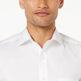 Club Room Men's Slim-Fit Pinpoint Solid Dress Shirt white Size 18X34-35