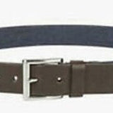 Club Room Men's Casual Stretch Belt  Dark Blue Size Extra Large