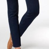 Charter Club Women's Petite Pull-On Slim-Leg Jeans Med Blue Size 4
