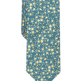 Bar III  Men's Watercolor Floral Print Skinny Tie  Navy Size Regular