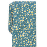 Bar III  Men's Watercolor Floral Print Skinny Tie  Navy Size Regular