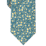 Bar III  Men's Watercolor Floral Print Skinny Tie  Navy Size Regular
