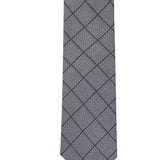 Alfani Men's Windowpane Tie Gray Size Regular