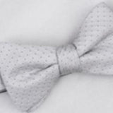 Alfani Men's Mini Neat To-Tie Bow Tie & Solid Pocket Square Set Gray Size Regular