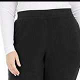 Karen Scott Plus Size Warm-Up Pants Black Size 3X