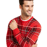 Charter Club Men's Plaid Family Sweater Red - Size Small