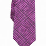 Alfani Men's Slim Abstract Tie Purple Size Regular